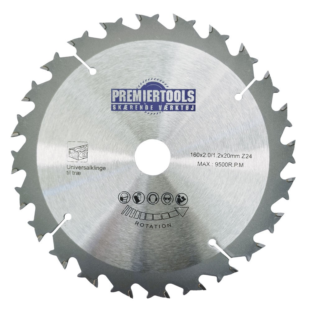 Sägeblatt - Blätter 250mm x 2,8mm x 30mm Z24 - 5 Stk. Packung