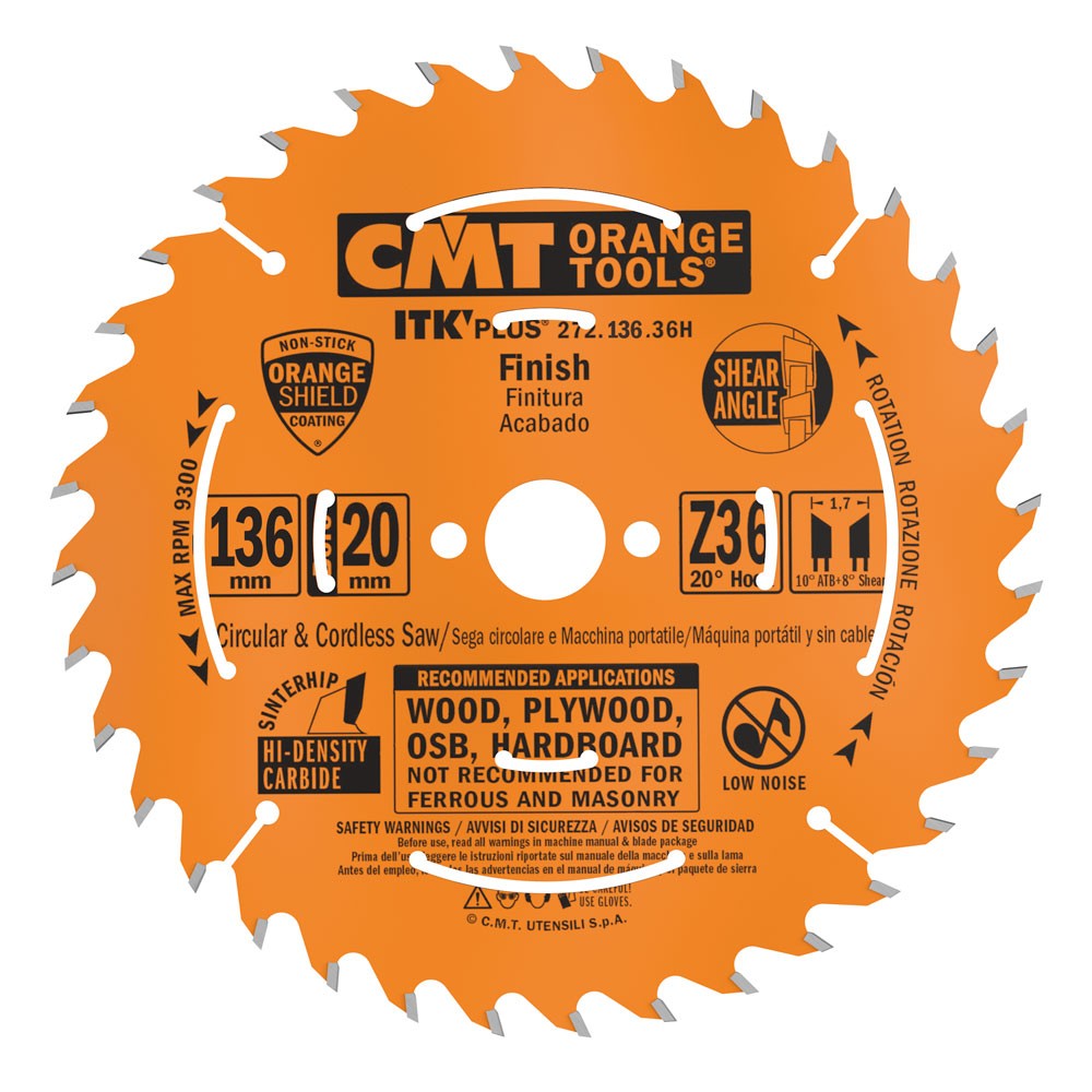 Sägeblätter-Pack | 136mm x 1,5mm x 20mm Z18-18-36 | 3 Stk. Packung