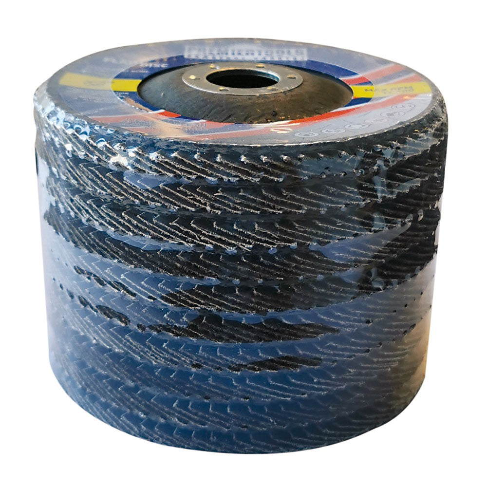 Schleifscheiben 125mm x 22,2mm für Winkelschleifer K 40 PT - 10 Stk.