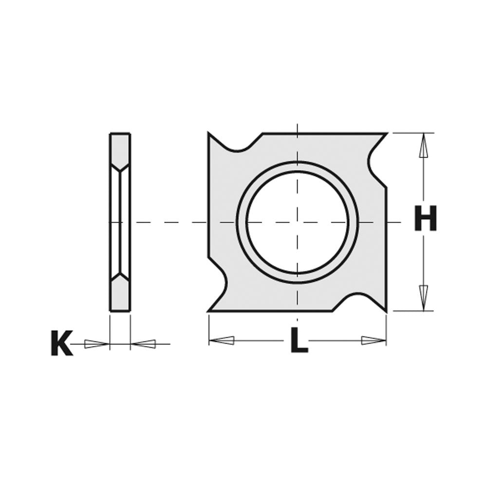Wendeplatten 18mm x 18mm x 1,95mm